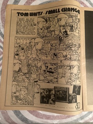 1976 Rock Around The World Mag Tom Waits Small Change Ad Jeff Beck Wayne County
