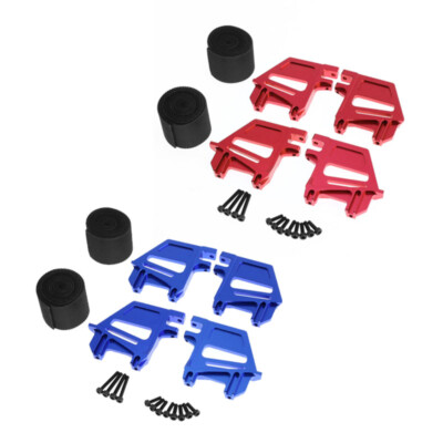 YYRCVRA Aluminum Battery Holder Mount For Traxxas X-MAXX 1/5 Scale - Tall Battery Tray Upgrade (Blue)