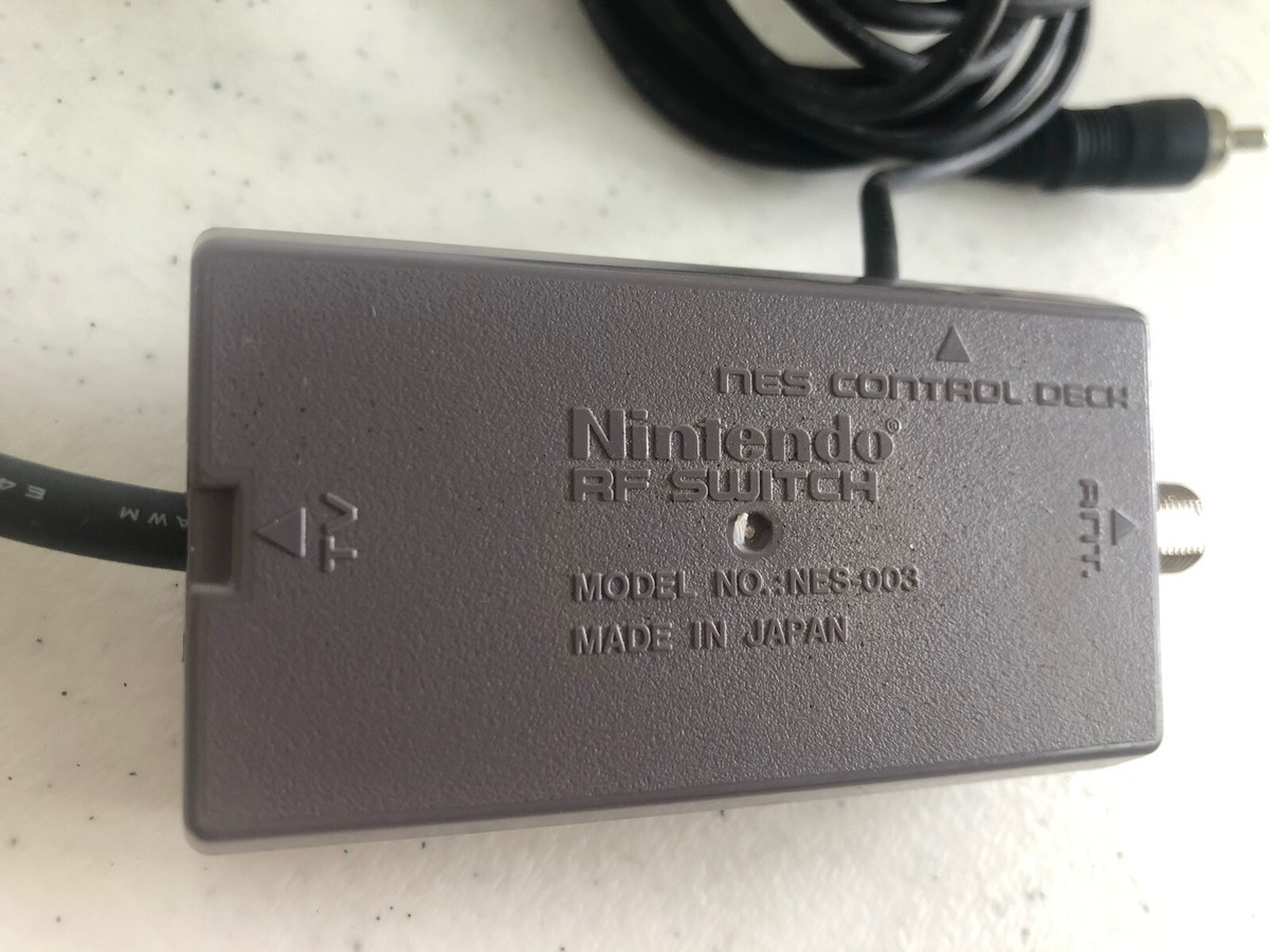 RF TV Switch Adapter OEM Nintendo NES-003 Video Game Console | eBay