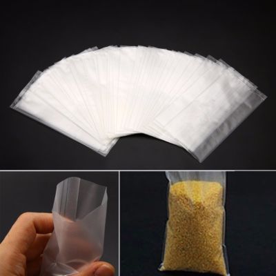 250pcs Water Soluble Bags PVA Fishing Bag Water Dissolving Bait Bags 7x14cm