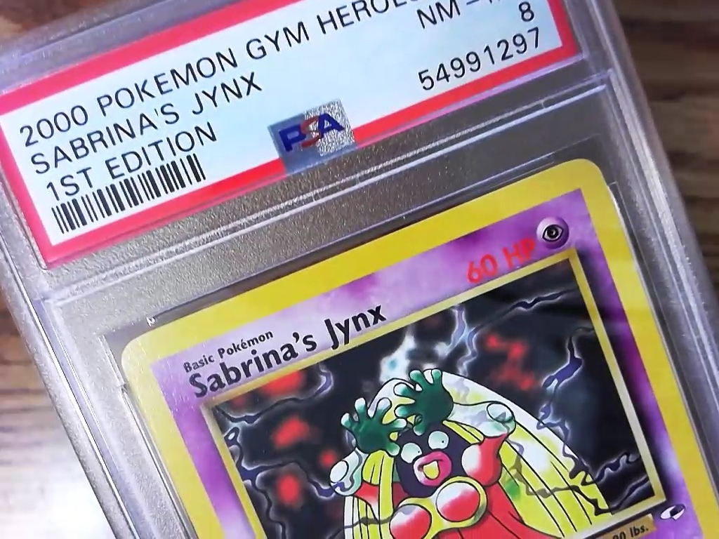 Sabrina's Jynx 59/132 GYM HEROES 1st Edition Graded Pokemon
