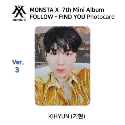 MONSTA X 7th mini album FOLLOW FIND YOU Official Photocard KIHYUN