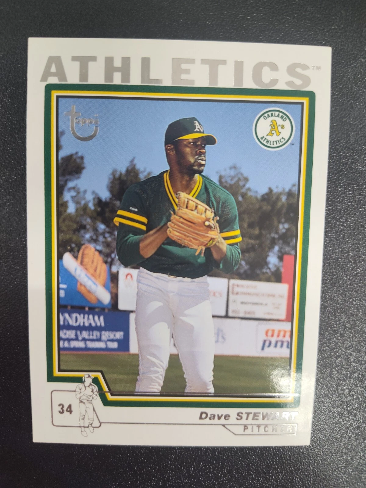 Dave Stewart trading card