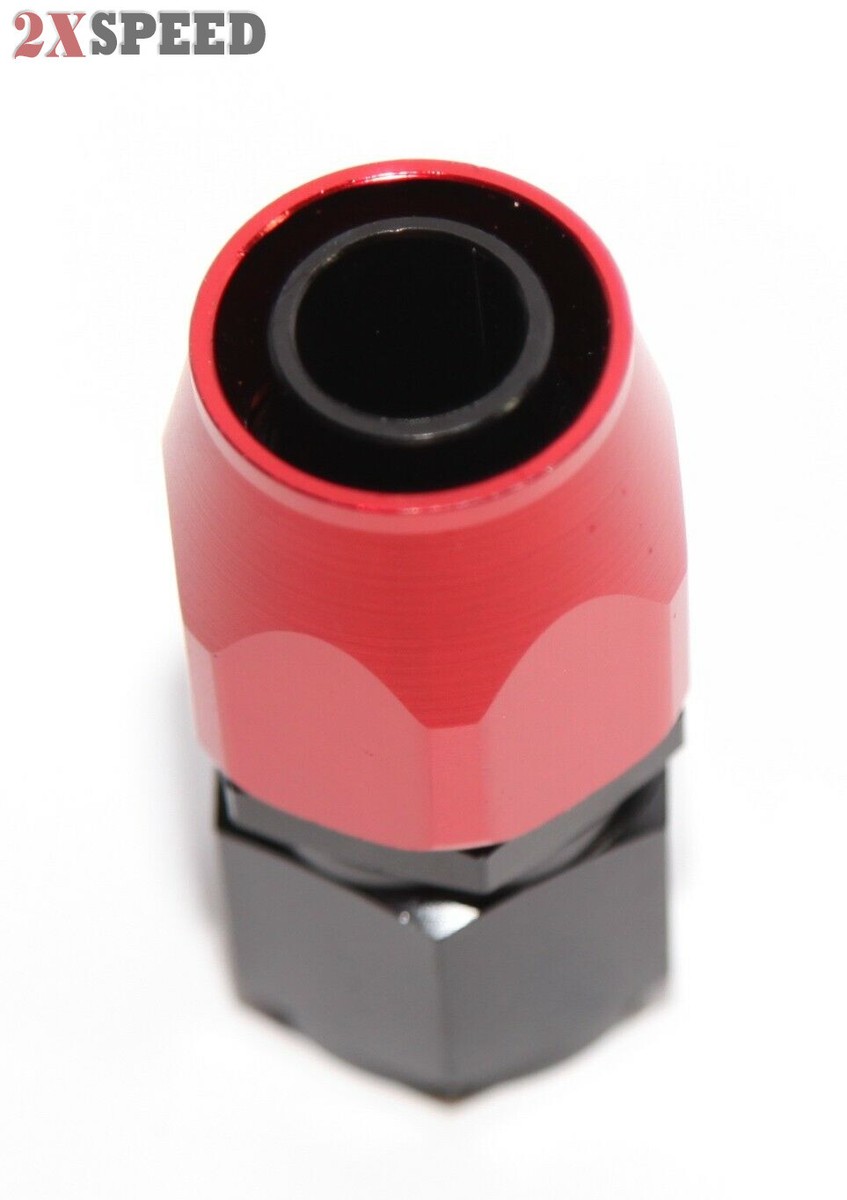 VVORHSBELL 12AN Hose End Fitting 60 Degree Swivel Aluminum Black Oil Fuel Gas Hose End Fitting