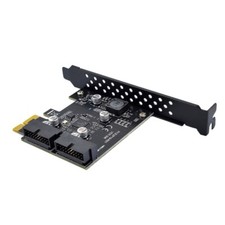 2 Port USB 3.2 19Pin PCIEX1 Control Adapter Card 5Gbps USB PCIe Expanded Card
