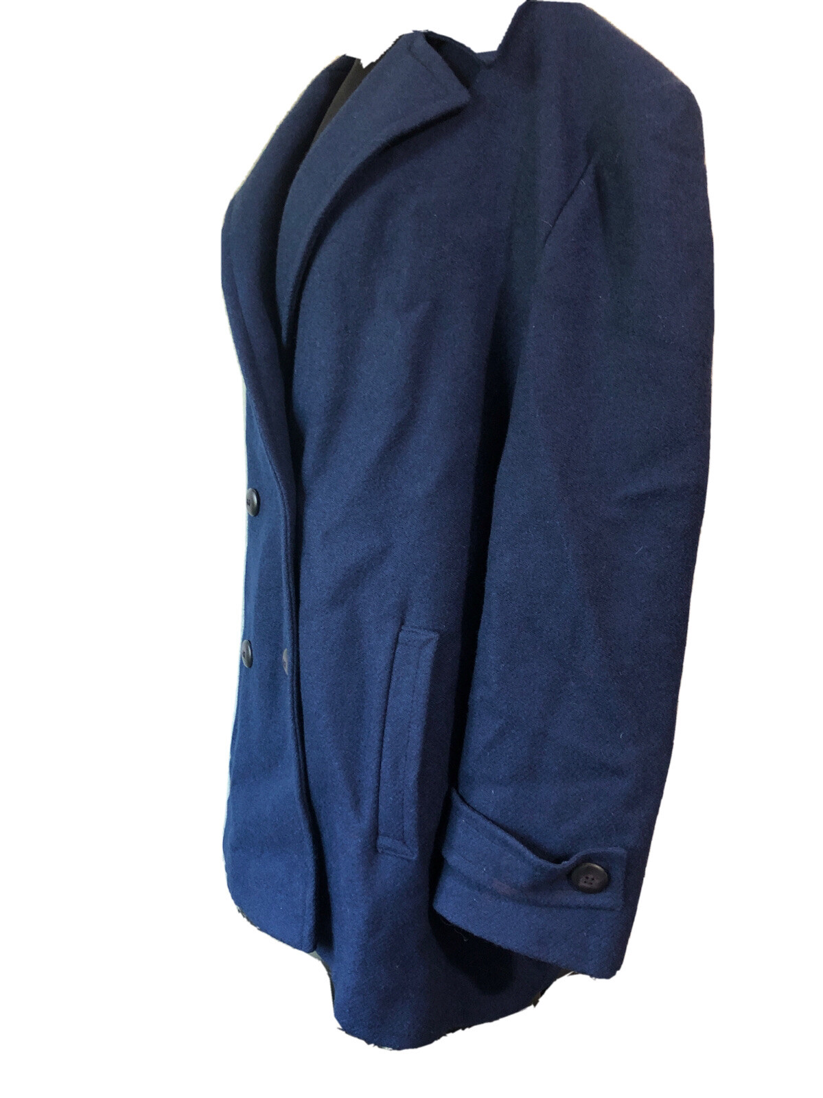 Pendleton Women’s Navy Virgin Wool 2 Button Pea C… - image 3