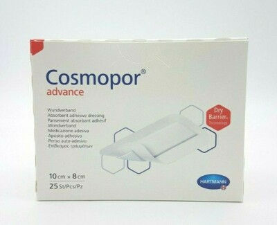 COSMOPOR Advance 8 x 10cm (25 Stück) selbstklebender Wundverband Pflaster 901013