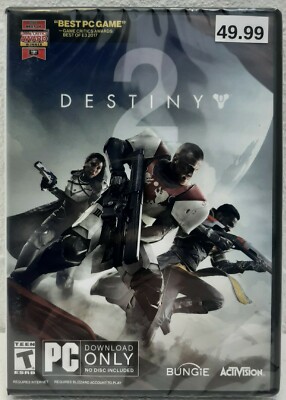 Destiny 2 (PC: Windows, 2017) Brand New Sealed