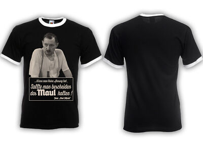 Maul halten! Alfred RINGER T-Shirt  TV Kult Serie Spruch Zitat Fun Punsch