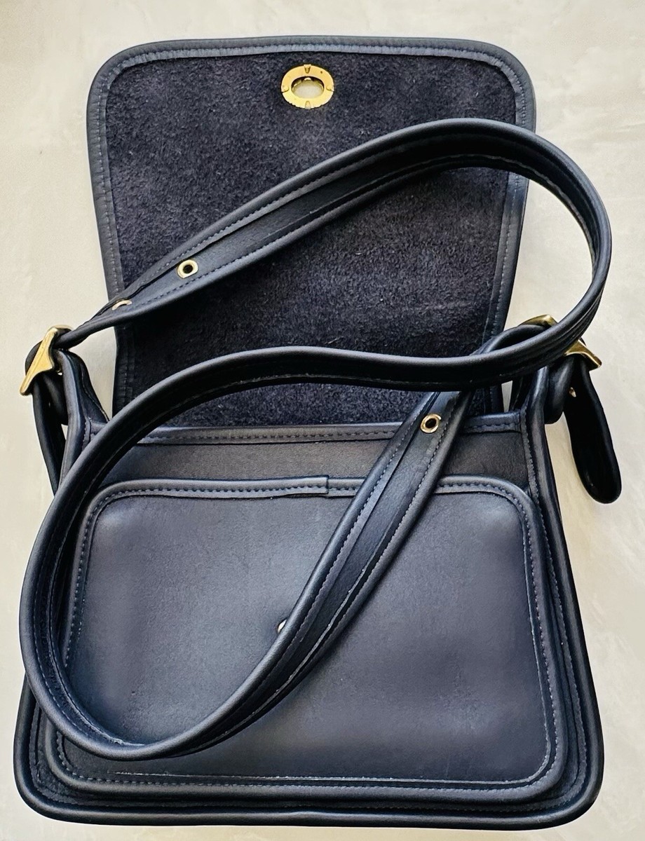 COACH VINTAGE BLUE RAMBLER CROSSBODY SHOULDER BAG USA 9061 COACH VINTAGE BLUE RAMBLER CROSSBODY SHOULDER BAG USA 9061