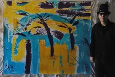 Mark W. Little, Original, Painting, 72” X 60” Acrylic, Abstract, POP Art, Giant