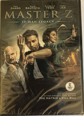 Master Z-IP Man Legacy-DVD-Action-Brand New-Factory Sealed