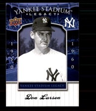 2008 Upper Deck Yankee Stadium Legacy Stadium Box Set - Don Larsen #34
