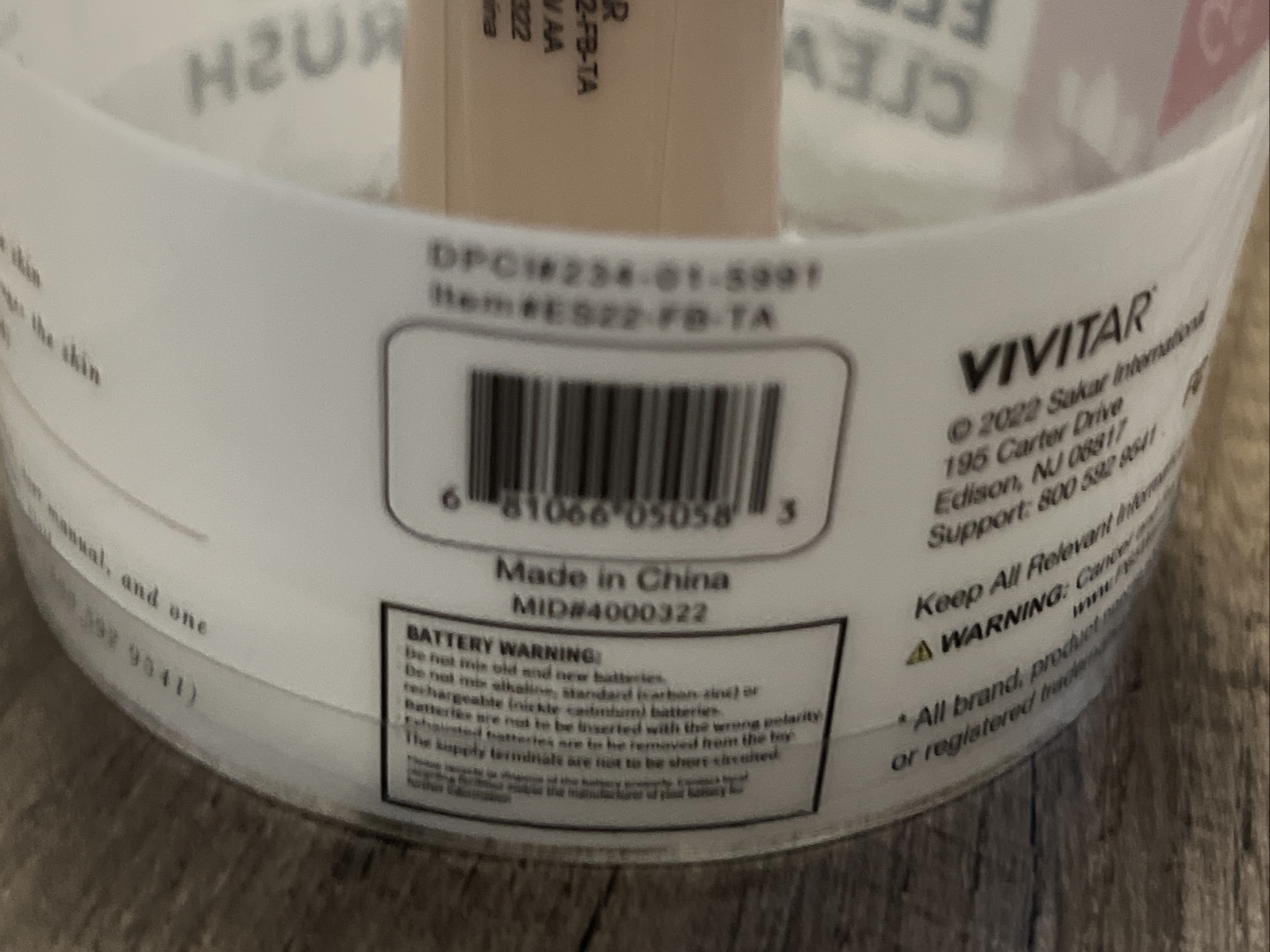 (2) Vivitar Electric Battery Operated Facial Cleansing Brush for sale