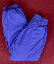 Vintage Skiing Passport Snow/Ski Pants Purple Size 8