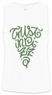 Trust In Pizza Herren Tank Top Pizzas Italy Fun Maker Love Addicted Addiction