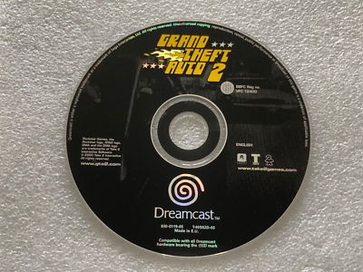 Grand Theft Auto 2 GTA 2 - SEGA Dreamcast - PAL - Disc Only | eBay UK