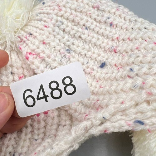 Seattle Seahawks Mütze Mädchen Weiß Strick NFL Beanie Bommelmütze Neu - Bild 4 von 4