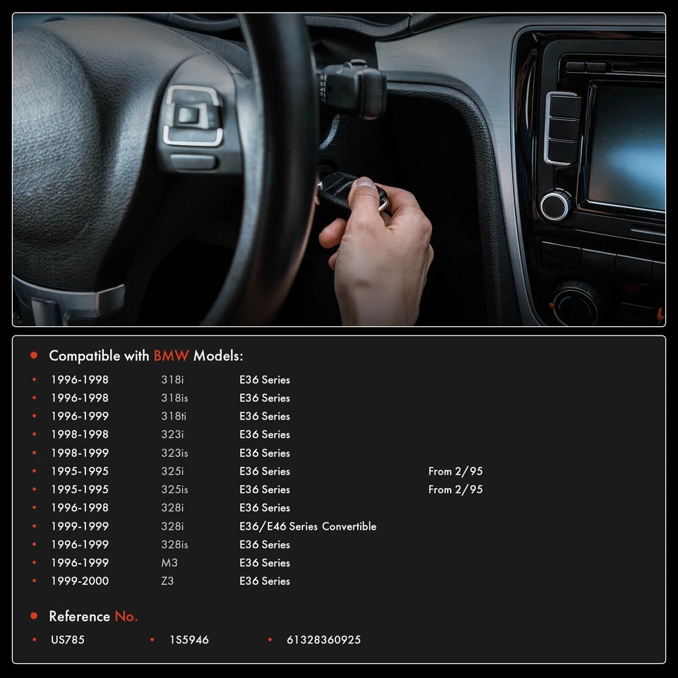 Interruptor de encendido para BMW 318i 318is 1996-1998 323i 323is 325i 328i 328is M3 Z3 Foto 2 de 4