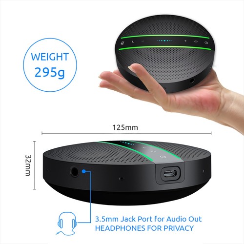 Professional HD 1080p Webcam & PT-EB USB/ Bluetooth Speakerphone Bundle - Picture 17 of 23