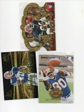 ERIC MOULDS BUFFALO BILLS 1996 CROWN ZENITH  ARTIST PROOF ROOKIE RC 3X LOT