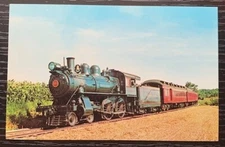 STRASBURG RAILROAD STEAM LOCOMOTIVE #1223 LANCASTER PA COLOR POSTCARD NEW