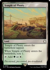 Temple of Plenty - Fallout PIP - Rare - MTG Magic Pack fresh