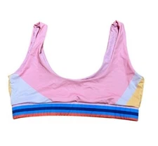 PALO ROSA x A LOT STUDIO BLOOM Bikini Top in Pink