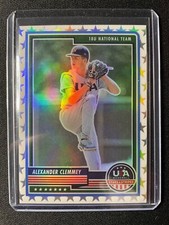 2023 Panini USA Stars & Stripes Alexander Clemmey White Parallel #24/99!!!