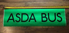Original Retro London Transport Bus Blind - 34” - ASDA BUS
