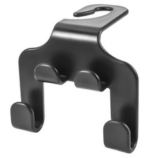 2 Pcs Car Seat Back Hooks Headrest Phone Holder Hanger Storage Hook Carbon Fiber