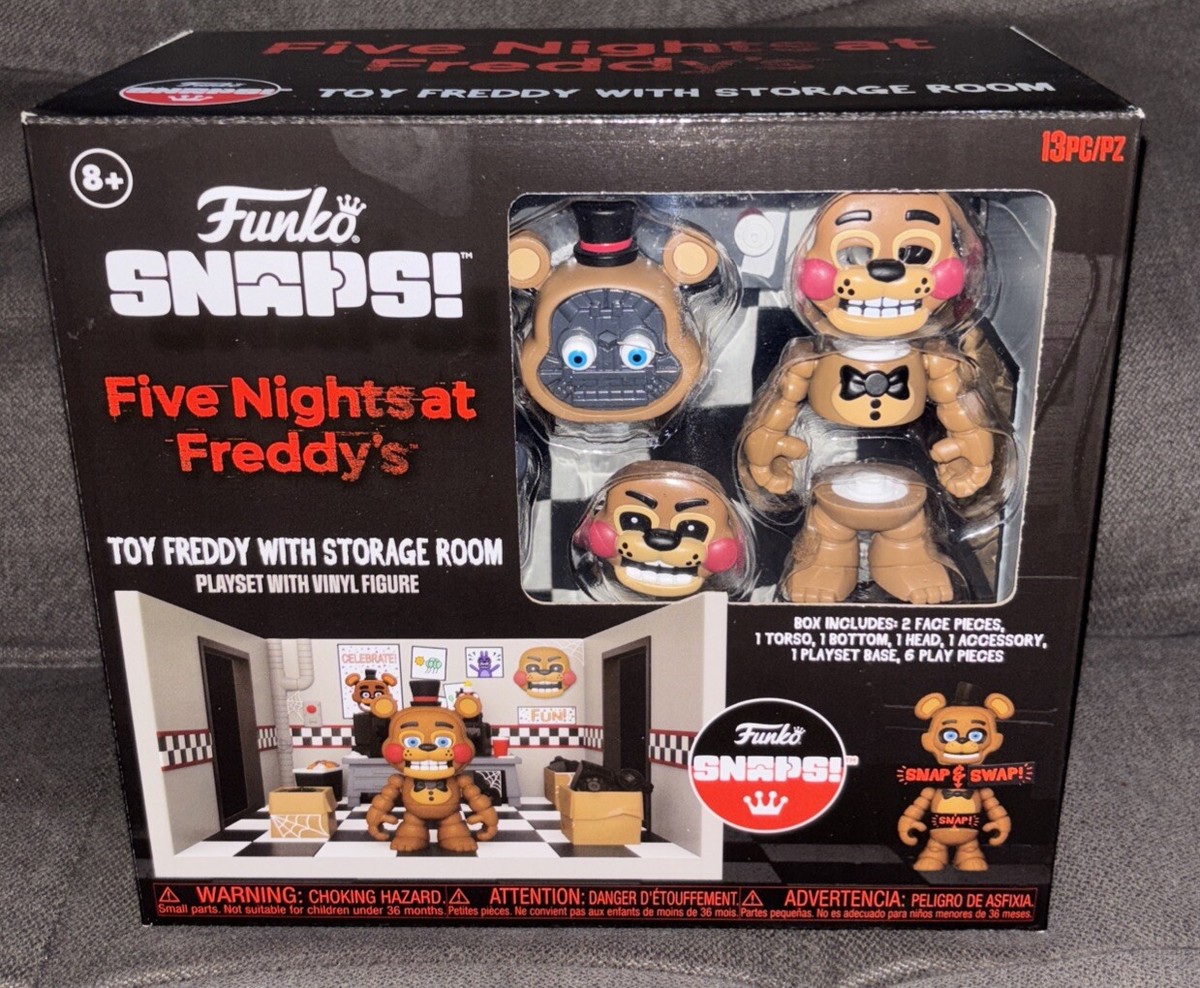 Funko Snaps! Five Nights at Freddy's🧸TOY FREDDY WITH STORAGE ROOM