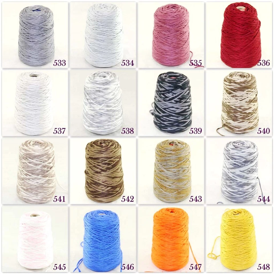 Sale New 1 Cone x 400g Soft Qure Cotton Chunky Super Bulky Hand Knitting Yarn - Image 3 of 4