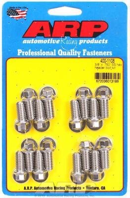 ARP Fasteners 4001108 Header Bolts 3/8 X .750