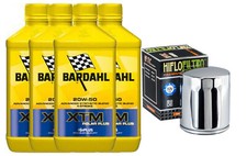 KIT/TAGLIANDO HARLEY DAVIDSON ROAD KING 1450 2003/2006 BARDAHL XTM 20W50 FILTRO