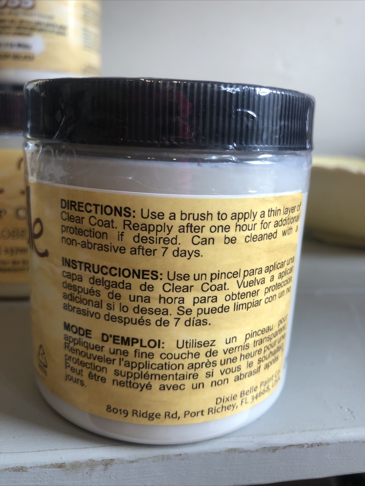 Dixie Belle Clear Coat Flat Satin Gloss Finishing Coat Sealer Top Coat