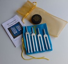 4er Lemurian Stimmgabelset Jonathan Goldman U...