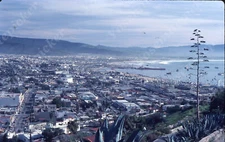 sl54 Original Slide 1980's  Mexico City Skyline view from Hillside 450a