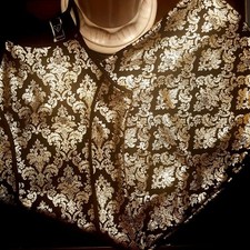 WINDSOR New Womens Black Gold Bodycon Sleeveless Party Midi Dress Size Small 