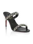 100% AUTHENTIC NEW WOMEN LOUBOUTIN JUST CHAIN 85 SPIKE SANDALS/HEELS US 11 — photo 1