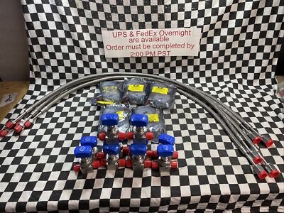 SWAGELOK Flexible Hose, Gauge, 6LVV-DPVR4-P, PGU-50-P300-L-4FSF, SS-TH4RM4RF4-40