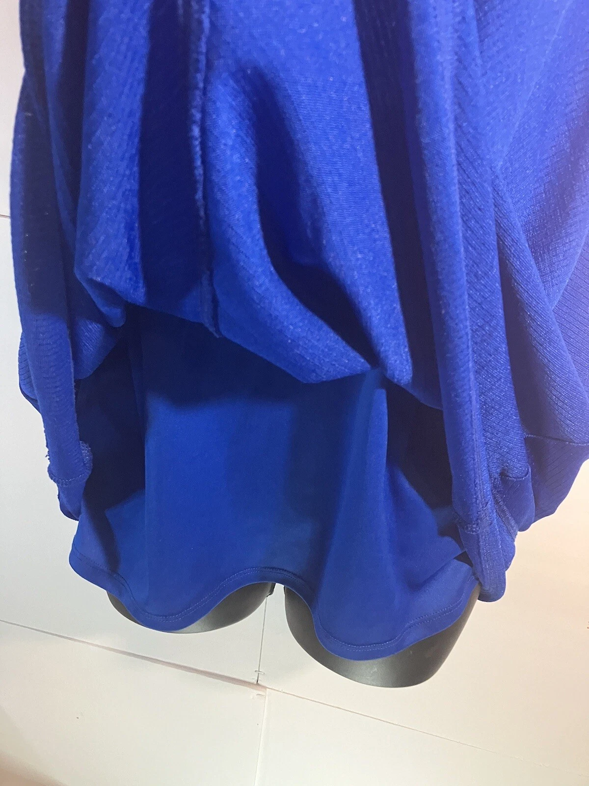 Camicia donna ALYX top senza maniche blusa elasticizzata con cambio taglia XL blu