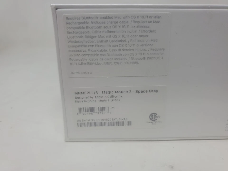 Apple Magic Mouse 2 Space GRAY Sealed - Image 3 of 4