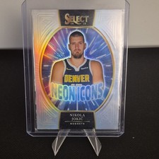 Panini 2024-25 Select Neon Icons Prizm Insert #24 Nikola Jokić Denver Nuggets