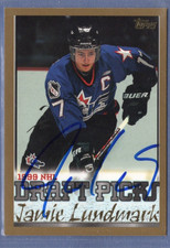 1998-99 Topps Hockey * Jamie Lundmark * Signed * Card #252