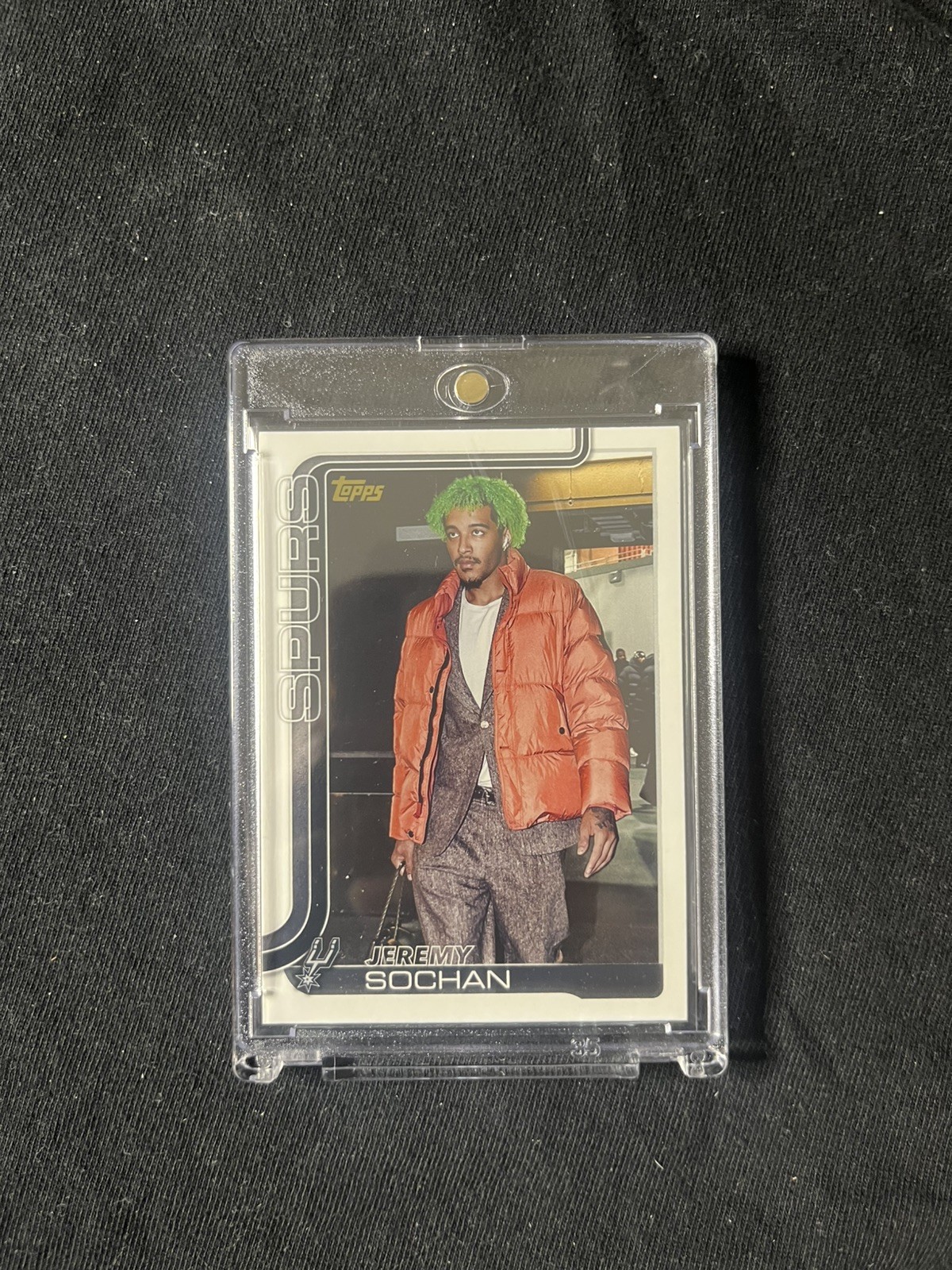 2025-26 Topps  Jeremy Sochan Golden Mirror SSP #199 