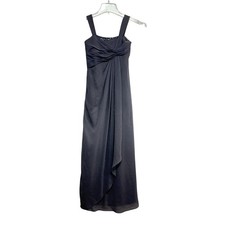 David's Bridal Dress Womens 2 Smokey Purple Beaded Formal Gown JB4395 Elegant