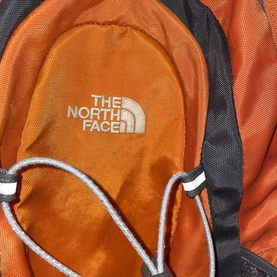 The North Face Hiking Camping Back Pack T196/T596 Orange 15 L Orange & Black