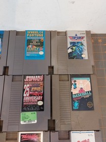 Lot of 13 Nintendo NES Games Mafat Goonies Golf Baseball Blaster Master Thunder