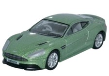 OXFORD DIECAST 1/43 2012 ASTON MARTIN VANQUISH COUPE APPLETREE GREEN AMV001